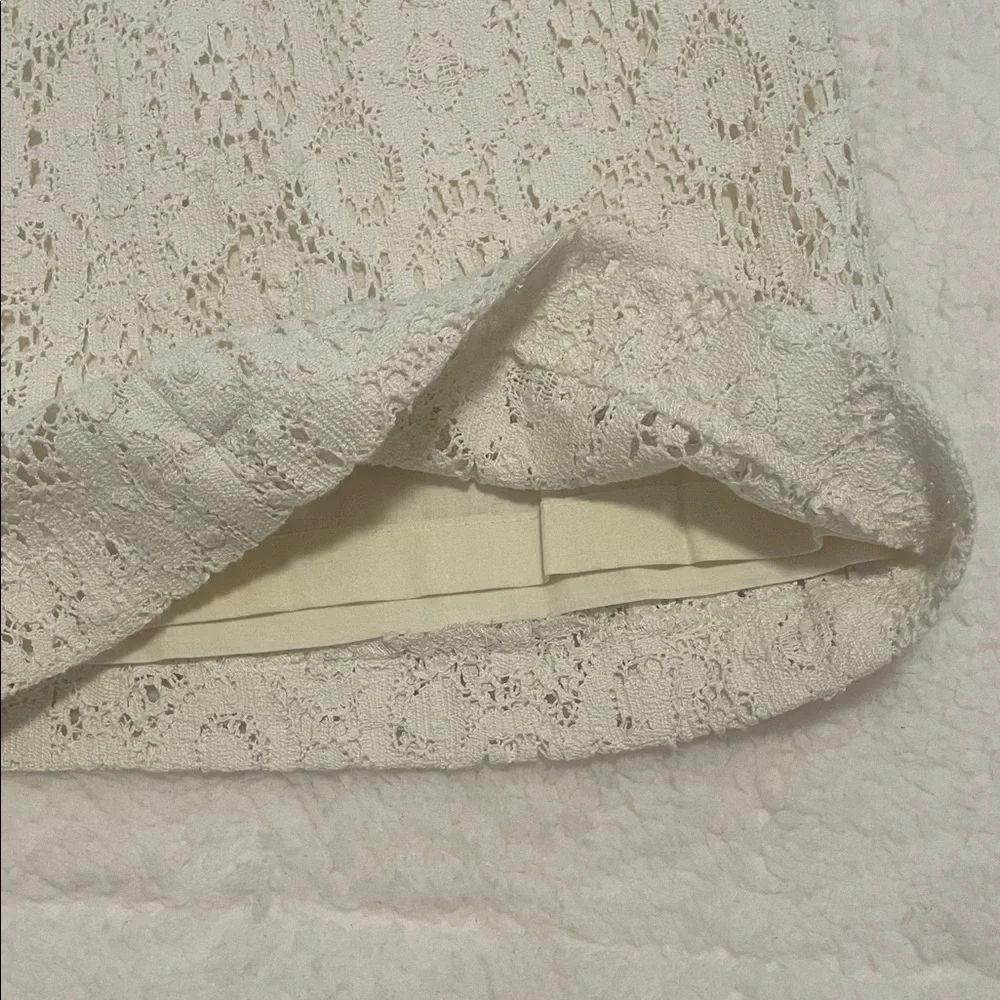 Vintage KORS Cream Lace Flare Pants • Boho Bridal Festival Statement Pants